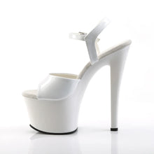 Cargar imagen en el visor de la galería, Tacones Pleaser SKY-309 Blanco Charol