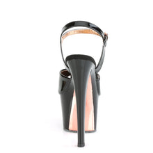 Cargar imagen en el visor de la galería, Tacones Pleaser SKY-309TT Negro Charol Oro