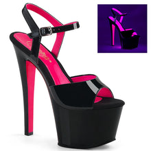 Cargar imagen en el visor de la galería, Tacones Pleaser SKY-309TT Negro Charol Neon