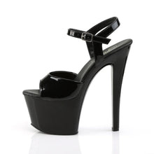 Cargar imagen en el visor de la galería, Tacones Pleaser SKY-309VL Negro Charol