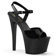 Cargar imagen en el visor de la galería, Tacones Pleaser SKY-309VL Negro Charol