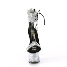 Cargar imagen en el visor de la galería, Tacones Pleaser SKY-327RSI Plata Negro
