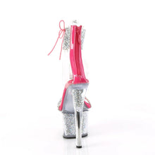 Cargar imagen en el visor de la galería, Tacones Pleaser SKY-327RSI Plata H. Rosa