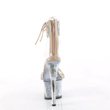 Cargar imagen en el visor de la galería, Tacones Pleaser SKY-327RSI Plata Nude