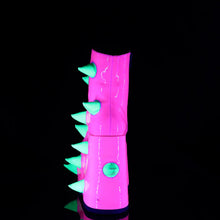 Load image into Gallery viewer, Botines Demonia SLAY-77 UV Neon Rosa-Neon Verde