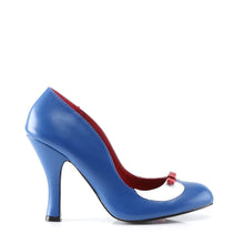 Carregar imagem no visualizador da galeria, Tacones Pin Up Couture SMITTEN-05 Navy Azul Blanco