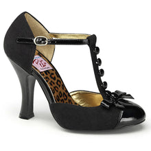 Carregar imagem no visualizador da galeria, Tacones Pin Up Couture SMITTEN-10 Negro M. Suede