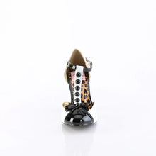 Cargar imagen en el visor de la galería, Tacones Pin Up Couture SMITTEN-10 Blanco Negro Charol