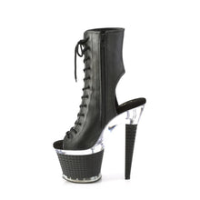 Load image into Gallery viewer, Tacones Pleaser SPECTATOR-1016 Negro Piel Sintética