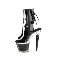 Cargar imagen en el visor de la galería, Tacones Pleaser SPECTATOR-1018 Negro Charol Transparente