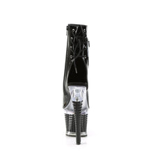 Cargar imagen en el visor de la galería, Tacones Pleaser SPECTATOR-1018 Negro Charol Transparente