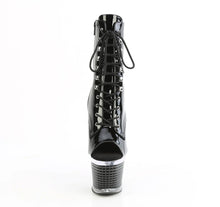 Load image into Gallery viewer, Tacones Pleaser SPECTATOR-1021 Negro Charol Transparente