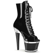 Load image into Gallery viewer, Tacones Pleaser SPECTATOR-1021 Negro Charol Transparente