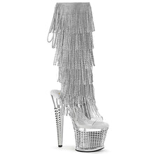 Cargar imagen en el visor de la galería, Tacones Pleaser SPECTATOR-2017RSF Transparente Plata Cromo