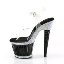 Cargar imagen en el visor de la galería, Tacones Pleaser SPECTATOR-708RS Transparente Negro