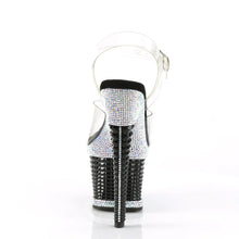 Cargar imagen en el visor de la galería, Tacones Pleaser SPECTATOR-708RS Transparente Negro