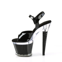 Carregar imagem no visualizador da galeria, Tacones Pleaser SPECTATOR-709 Negro Charol Transparente
