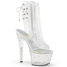 Load image into Gallery viewer, Tacones Pleaser STARDANCE-1018C-7 Transparente Plata