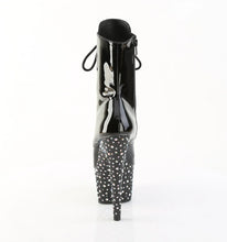 Cargar imagen en el visor de la galería, Tacones Pleaser STARDANCE-1020 Negro Charol Plata