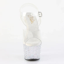 Load image into Gallery viewer, Tacones Pleaser STARDANCE-708 Transparente Plata