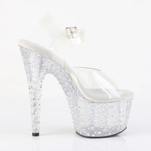 Load image into Gallery viewer, Tacones Pleaser STARDANCE-708 Transparente Plata