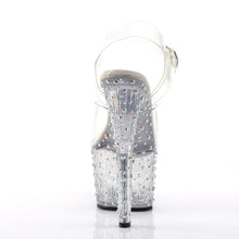 Cargar imagen en el visor de la galería, Tacones Pleaser STARDANCE-708 Transparente Plata