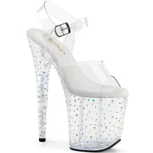 Cargar imagen en el visor de la galería, Tacones Pleaser STARDANCE-808 Transparente Plata
