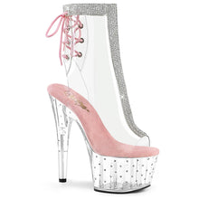 Cargar imagen en el visor de la galería, Tacones Pleaser STARDUST-1018C-2RS Transparente B. Rosa