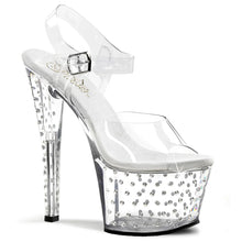 Carregar imagem no visualizador da galeria, Tacones Pleaser STARDUST-708 Transparente