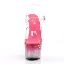 Carregar imagem no visualizador da galeria, Tacones Pleaser STARDUST-708T Transparente Rosa