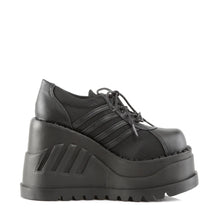 Cargar imagen en el visor de la galería, Zapatos con plataforma Demonia STOMP-08 Negro Piel vegana