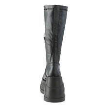 Load image into Gallery viewer, Botas Demonia STOMP-200 Negro Stretch Piel vegana