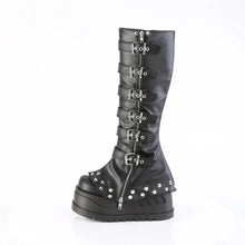 Cargar imagen en el visor de la galería, Botas Demonia STOMP-223 Negro Piel vegana