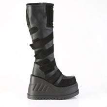 Cargar imagen en el visor de la galería, Botas Demonia STOMP-228 Negro Piel vegana