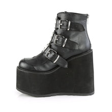 Carregar imagem no visualizador da galeria, Botines Demonia SWING-105 Negro Piel vegana