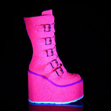 Cargar imagen en el visor de la galería, Botas Demonia SWING-230G Rosa Glitter