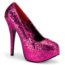 Cargar imagen en el visor de la galería, Tacones Pleaser Pink Label TEEZE-06GW H. Rosa Purpurina