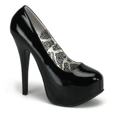 Cargar imagen en el visor de la galería, Tacones Pleaser Pink Label TEEZE-06W Negro Charol