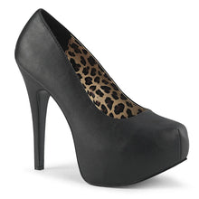 Cargar imagen en el visor de la galería, Tacones Pleaser Pink Label TEEZE-06W Negro Piel Sintética