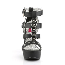 Carregar imagem no visualizador da galeria, Tacones Pleaser Pink Label TEEZE-42W Negro Piel Sintética