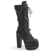 Cargar imagen en el visor de la galería, Botas Demonia TORMENT-156 - Negro piel vegana