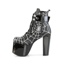 Load image into Gallery viewer, Botines Demonia TORMENT-51 Negro Piel vegana