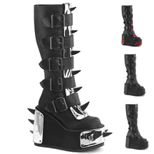 Carregar imagem no visualizador da galeria, Botas Demonia TRANSFORMER-800 Negro Piel vegana