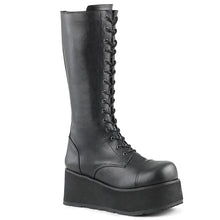 Cargar imagen en el visor de la galería, Zapatos con plataforma Demonia TRASHVILLE-502 Negro Piel vegana