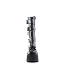 Carregar imagem no visualizador da galeria, Zapatos con plataforma Demonia TRASHVILLE-518 Negro Piel vegana