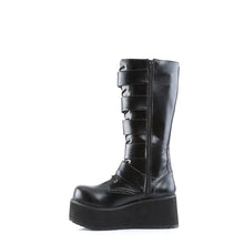 Carregar imagem no visualizador da galeria, Zapatos con plataforma Demonia TRASHVILLE-518 Negro Piel vegana