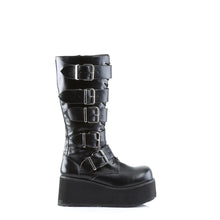 Carregar imagem no visualizador da galeria, Zapatos con plataforma Demonia TRASHVILLE-518 Negro Piel vegana