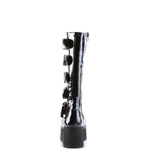 Cargar imagen en el visor de la galería, Zapatos con plataforma Demonia TRASHVILLE-518 Negro Pat