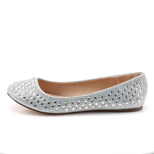 Load image into Gallery viewer, Tacones Fabulicious TREAT-06 Plata Purpurina Fabric