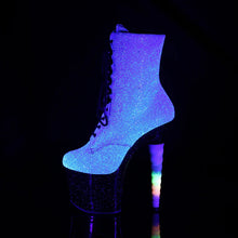Carregar imagem no visualizador da galeria, Tacones Pleaser UNICORN-1020G Morado Azul Purpurina